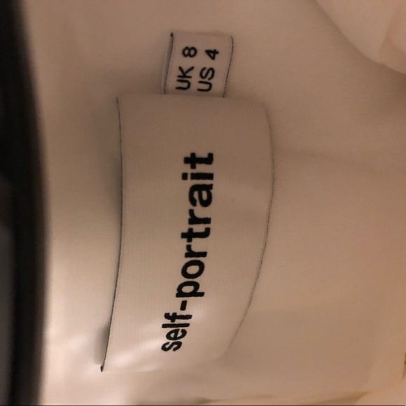 SELF-PORTRAIT Ruffled broderie anglaise mini dress - Picture 7 of 7